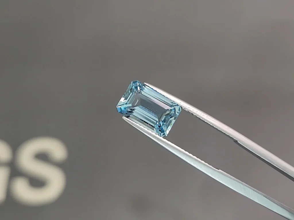 Aquamarine octagon cut 3.38 carats, Madagascar Image №3