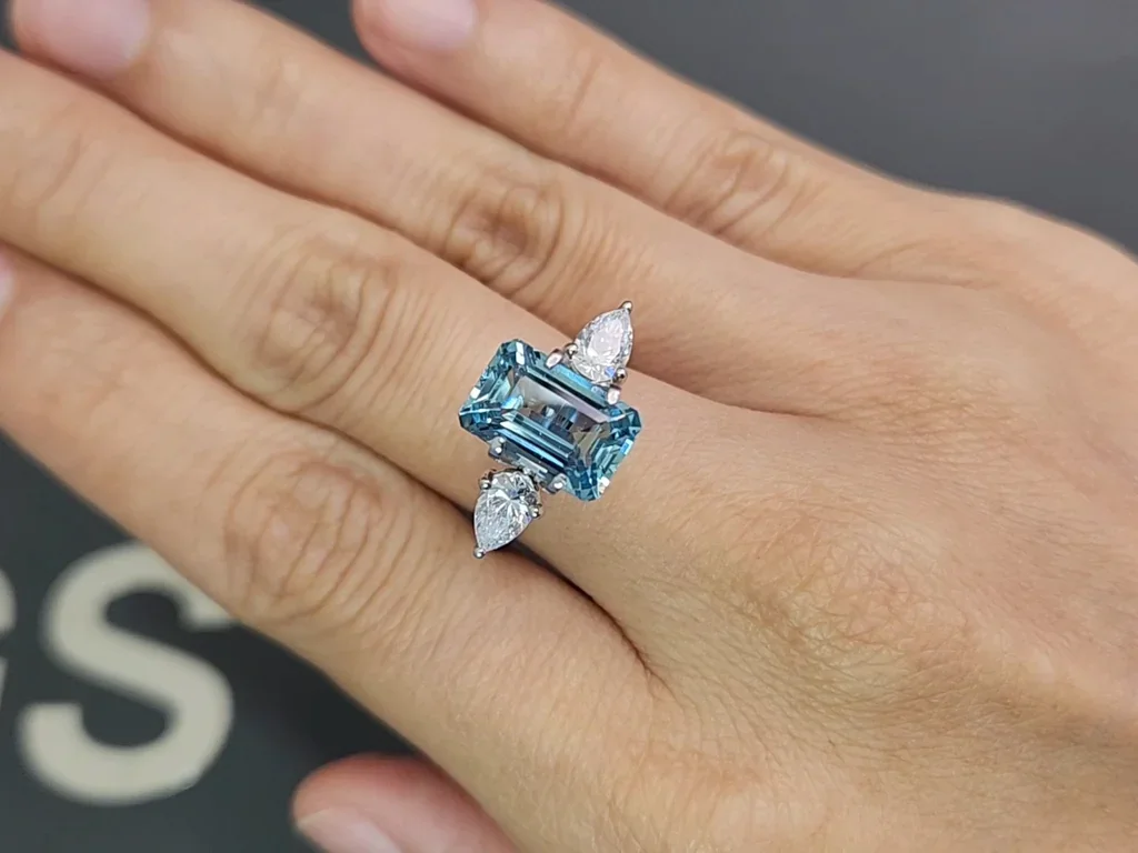 Aquamarine octagon cut 3.38 carats, Madagascar Image №5
