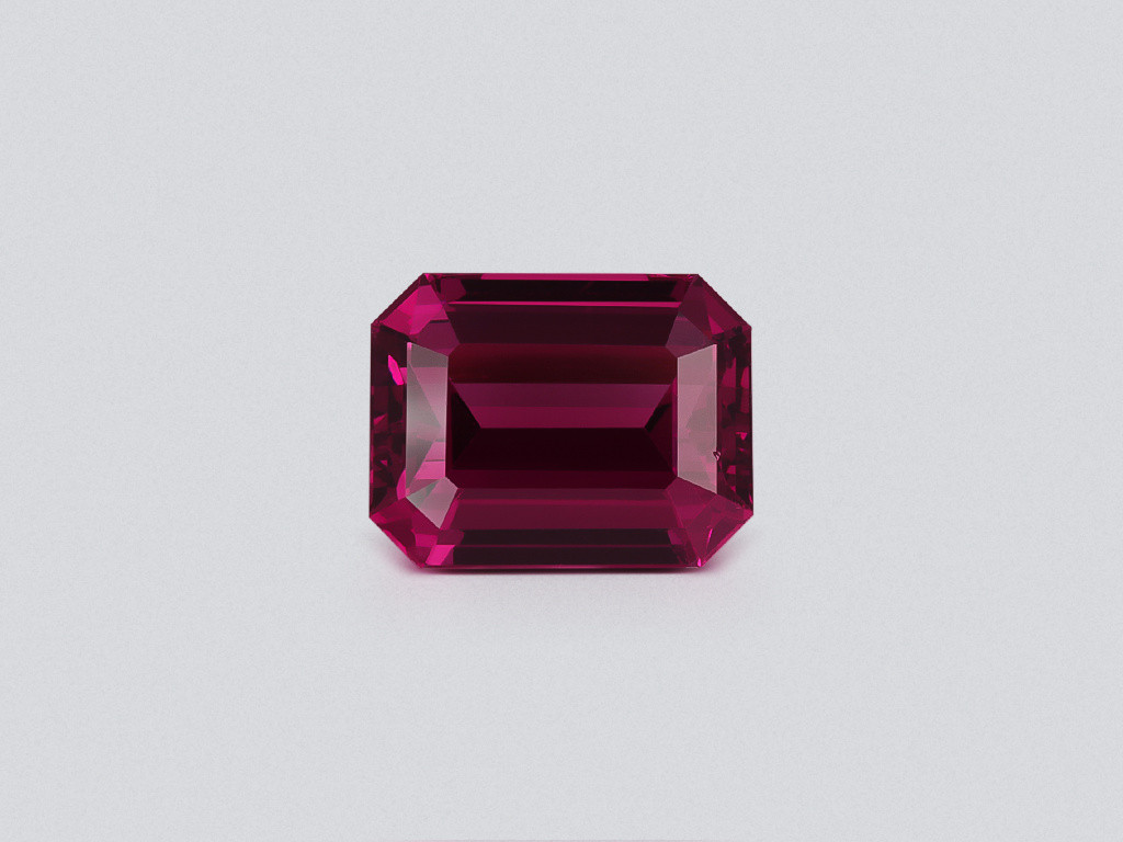 Garnet rhodolite octagon cut 3.86 carats, Africa Image №1
