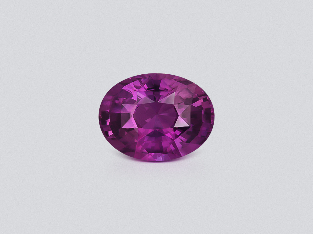 Unheated purple sapphire oval cut 2.04 carats, Sri Lanka Image №1