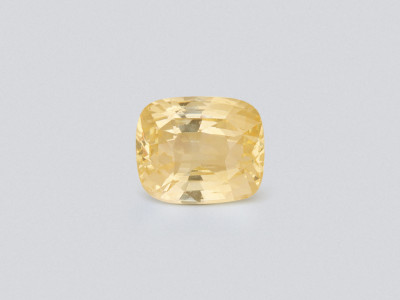 Unheated yellow sapphire cobashon cut 1.54 carats, Sri Lanka photo