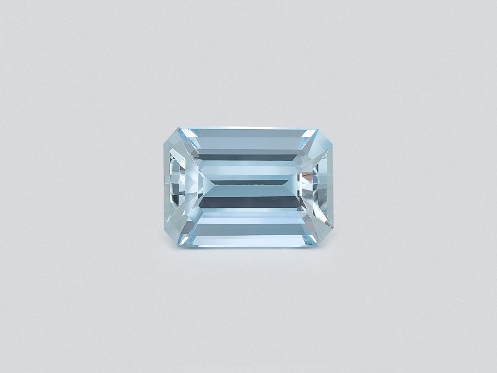 Aquamarine octagon cut 3.69 carats, Madagascar  Image №1