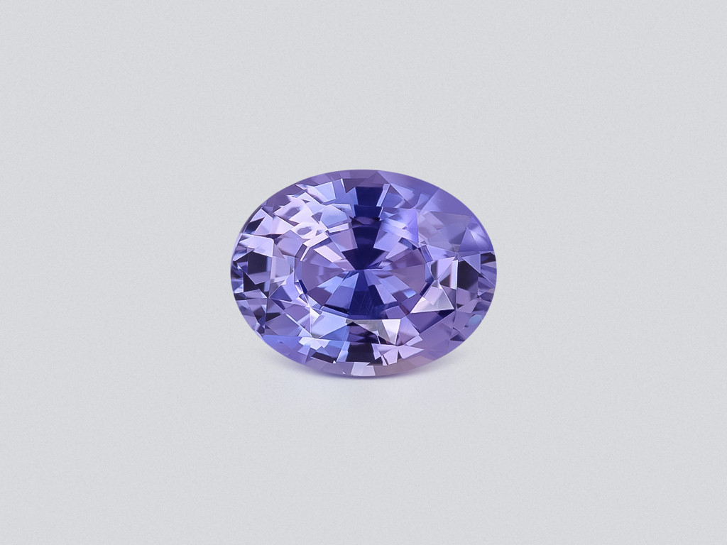 Unheated purple or Lavender sapphire in oval cut 2.96 carats, Sri Lanka Image №1