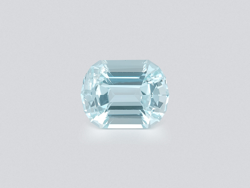 Aquamarine cushion cut 5.61 carats, Madagascar  Image №1