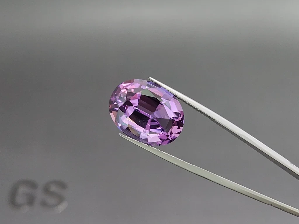 Amethyst precision cut oval 16.73 carats, Brazil Image №3