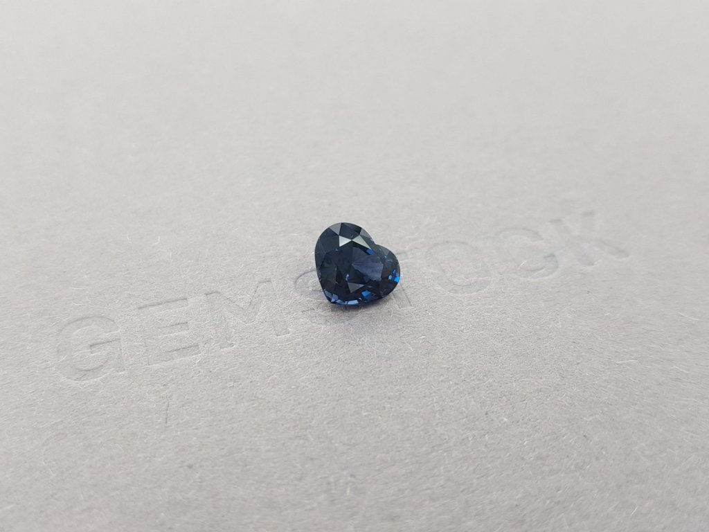 Intense heart cut blue spinel 2.06 ct Image №2