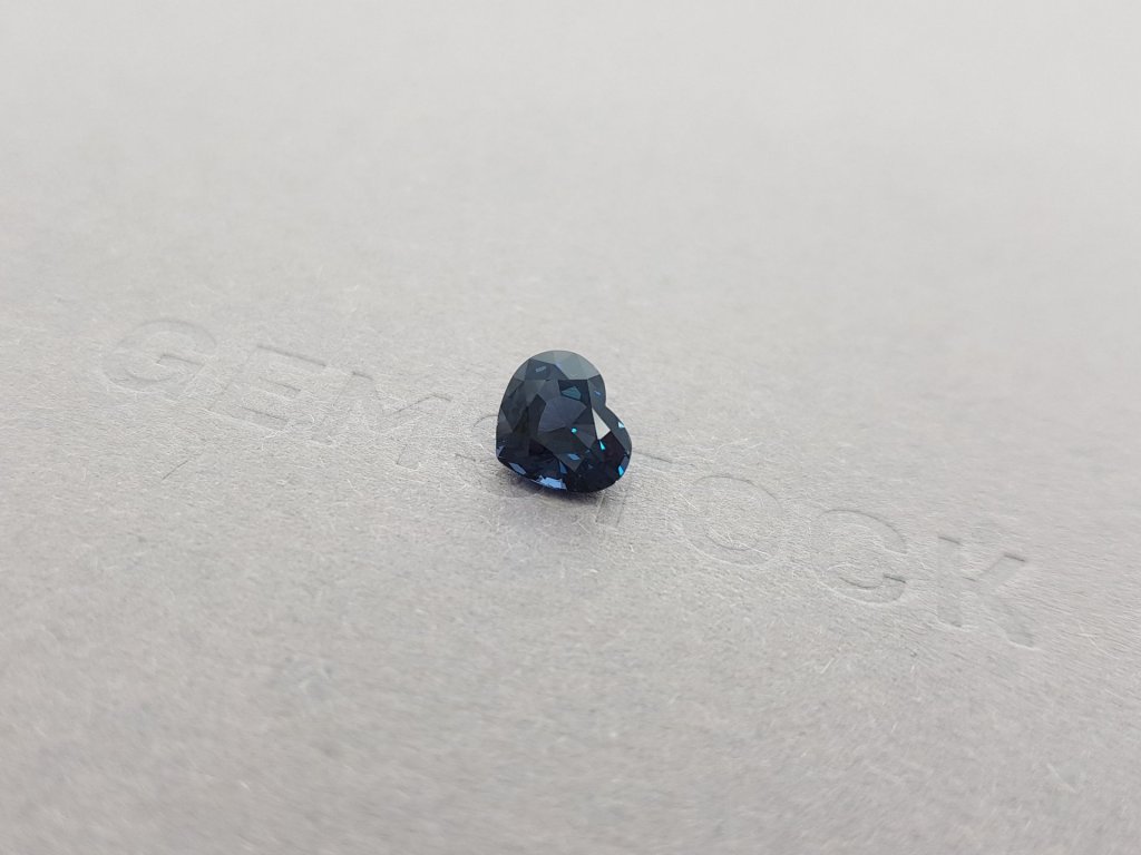Intense heart cut blue spinel 2.06 ct Image №3