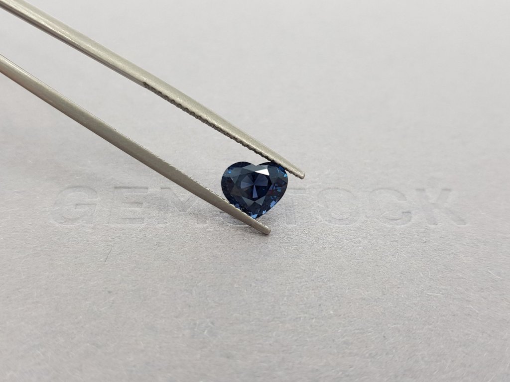 Intense heart cut blue spinel 2.06 ct Image №4