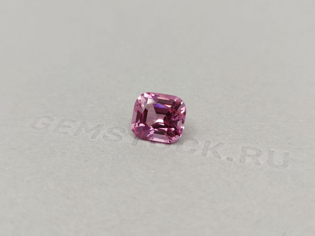 Cushion cut pink spinel 4.78 ct, Tajikistan, Lotus Image №3