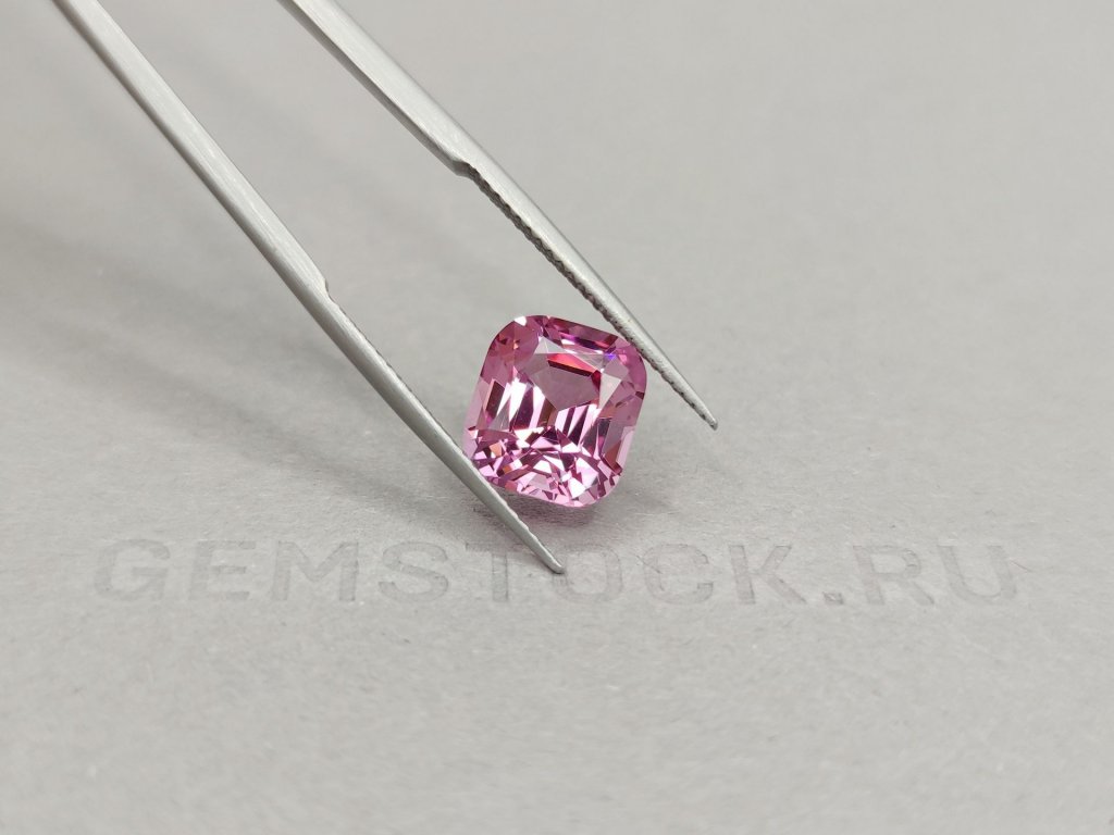 Cushion cut pink spinel 4.78 ct, Tajikistan, Lotus Image №4