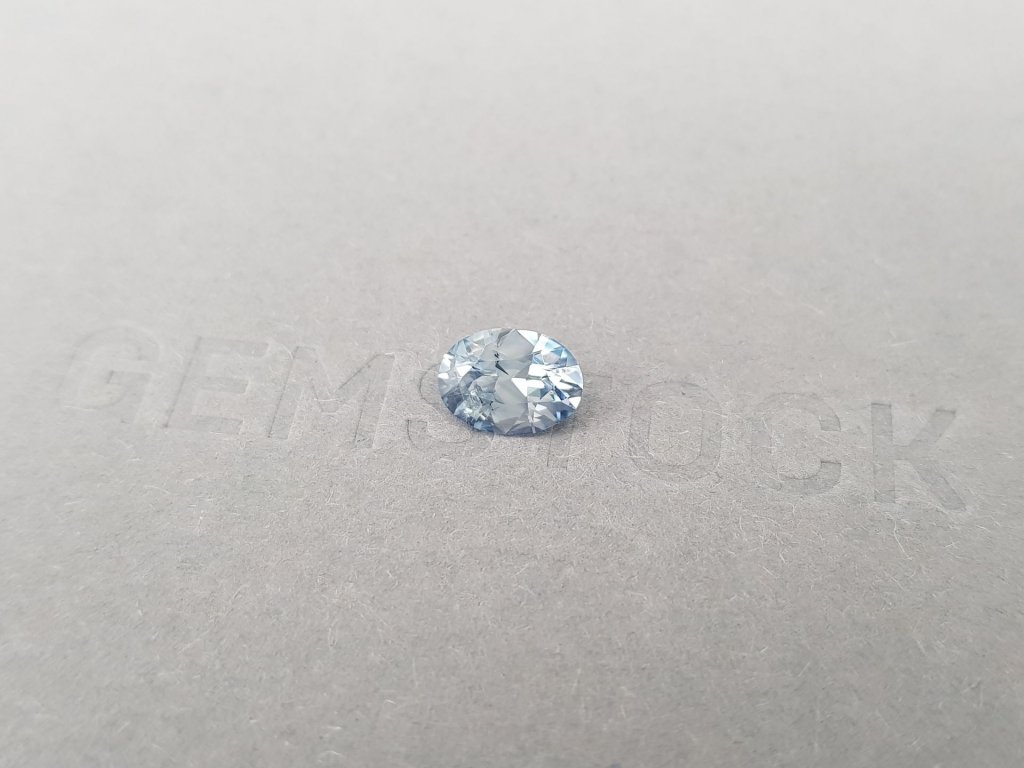 Light blue sapphire 1.34 carats, Sri Lanka Image №4