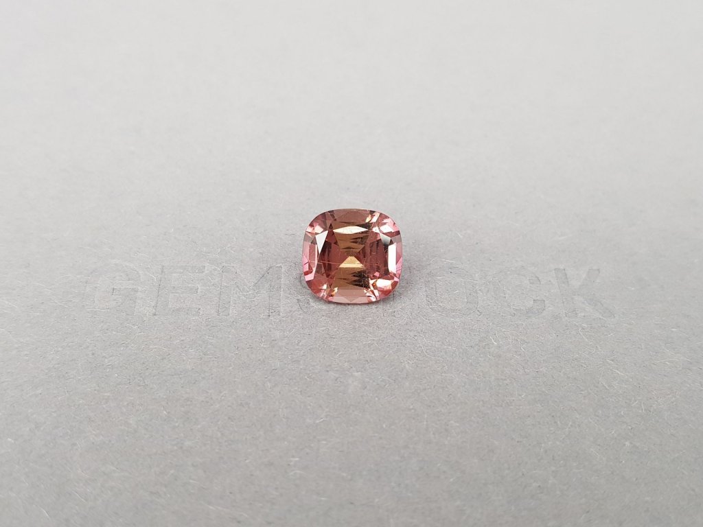 Cushion cut orange-pink tourmaline, 3.30 ct, Nigeria Image №1