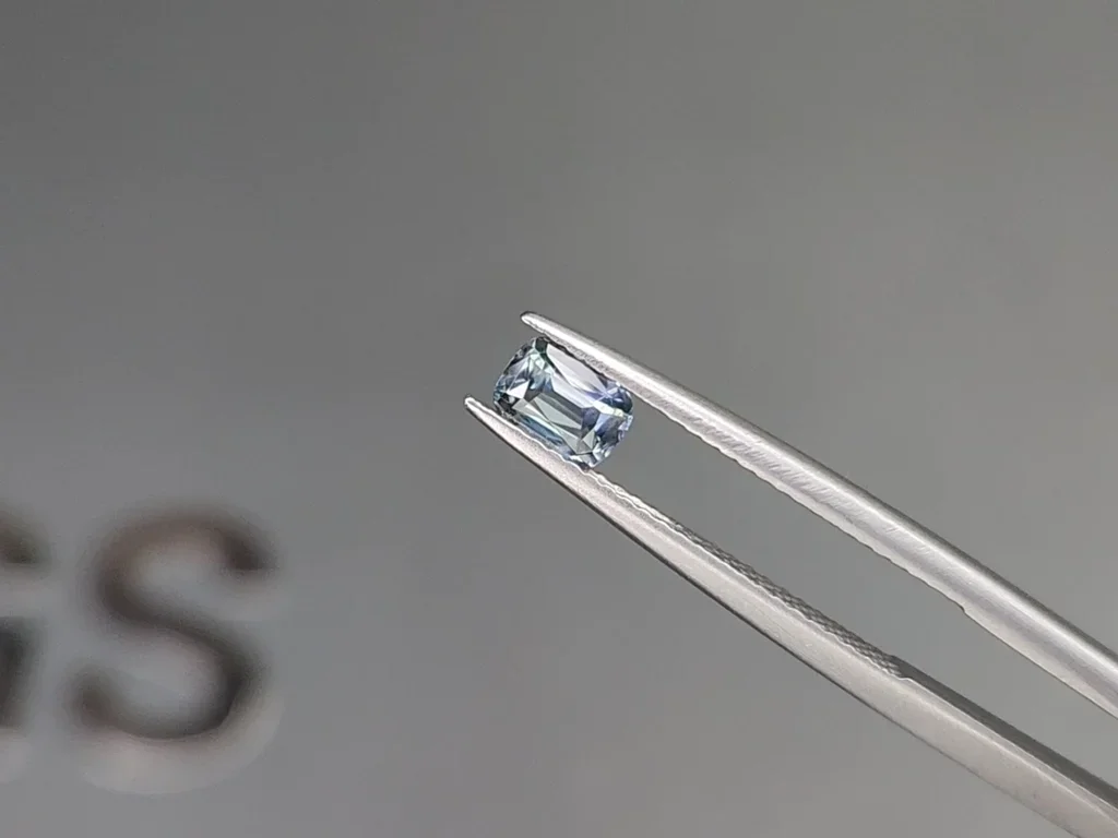 Set of unheated blue sapphires  cushion cut 1, 22 carats, Madagascar Image №3