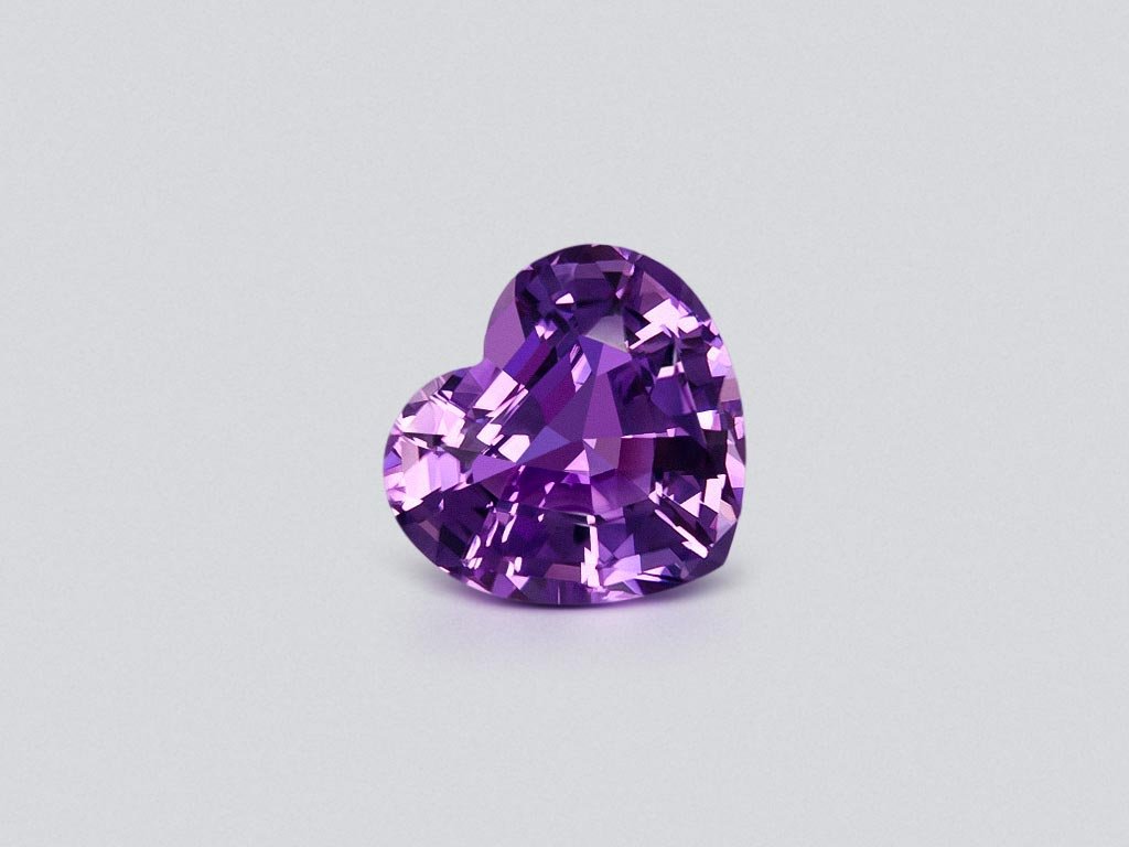 Heart shape amethyst 10.44 carats  Image №1