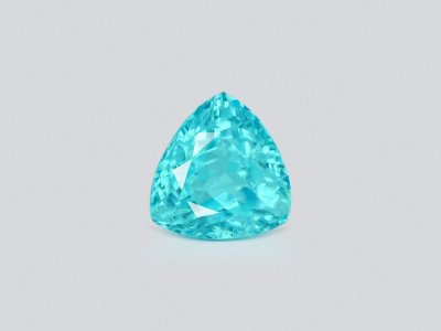 Trillion-cut neon blue Paraiba tourmaline 5.20 carats, Mozambique photo