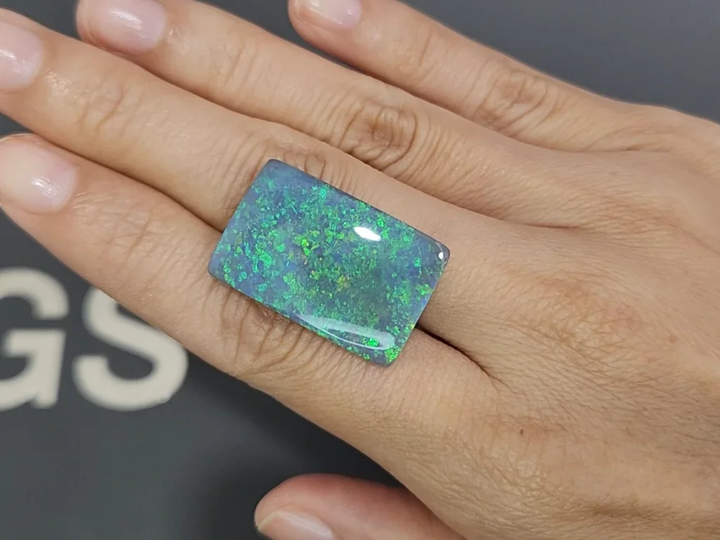 Large opal cushion cut 26.80 carats, Australia Image №2