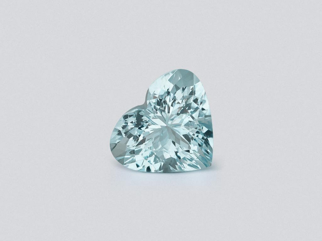 Aquamarine heart shape 5.55 carats, Madagascar  Image №1