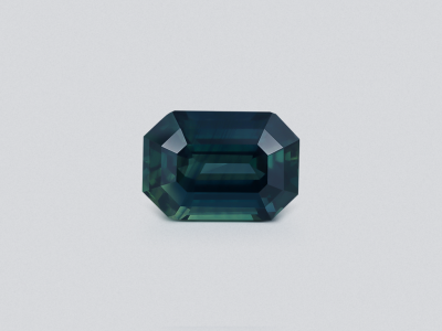 Unheated sapphire Teal octagon cut 9.01 carats, Sri Lanka photo