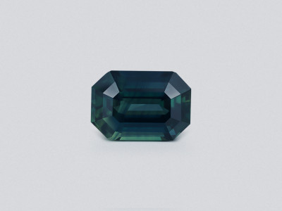 Unheated sapphire Teal octagon cut 9.01 carats, Sri Lanka photo