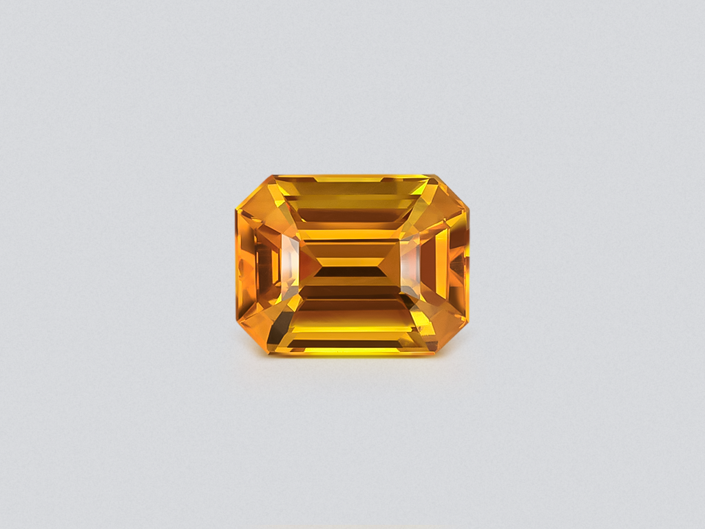Yellow sapphire octagon cut 1.56 carats, Sri Lanka Image №1