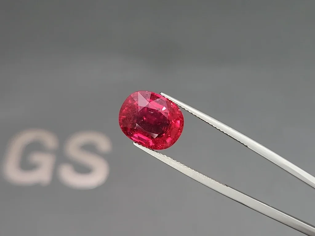 Tourmaline rubellite cushion cut 7.68 carats, Tanzania Image №3