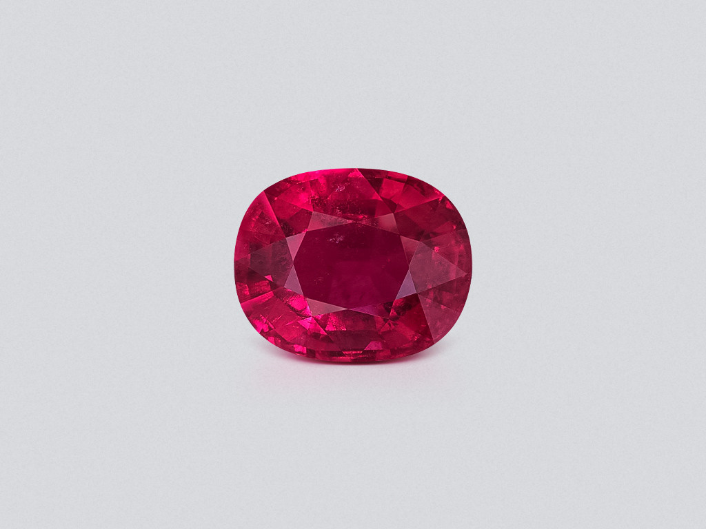 Tourmaline rubellite cushion cut 7.68 carats, Tanzania Image №1