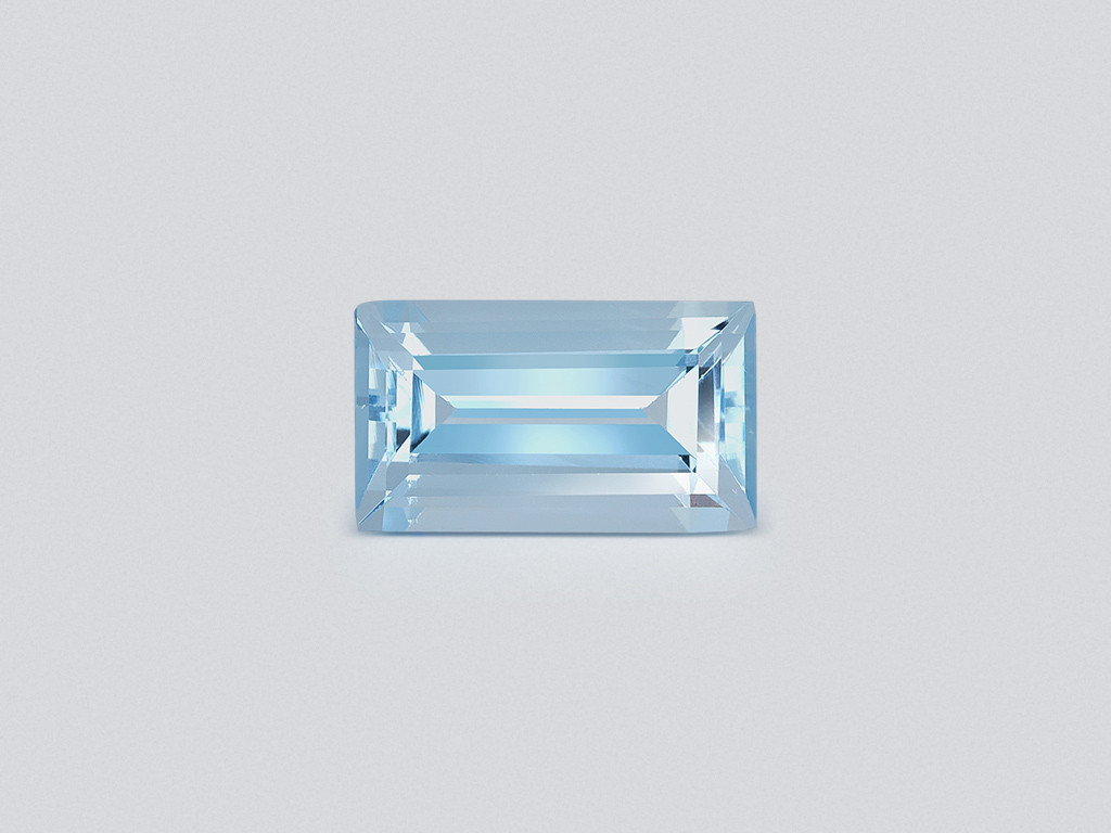 Aquamarine baguette cut 4.29 carats, Madagascar  Image №1
