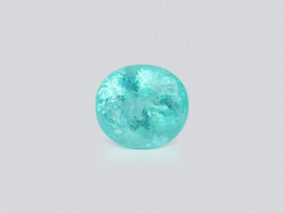Neon blue Paraiba tourmaline in oval cut 6.00 carats, Africa photo