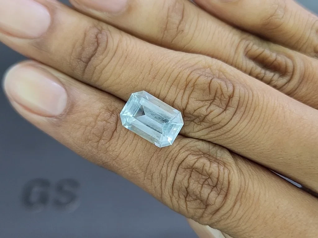 Aquamarine octagon cut 4.87 carats, Madagascar  Image №2