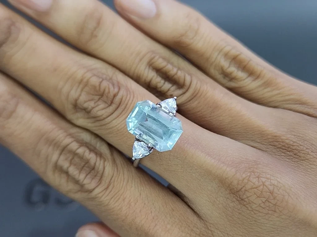 Aquamarine octagon cut 4.87 carats, Madagascar  Image №5