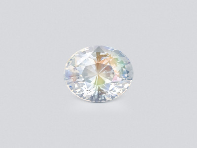 Rainbow  moonstone oval cut 7.81 carats, Madagascar photo