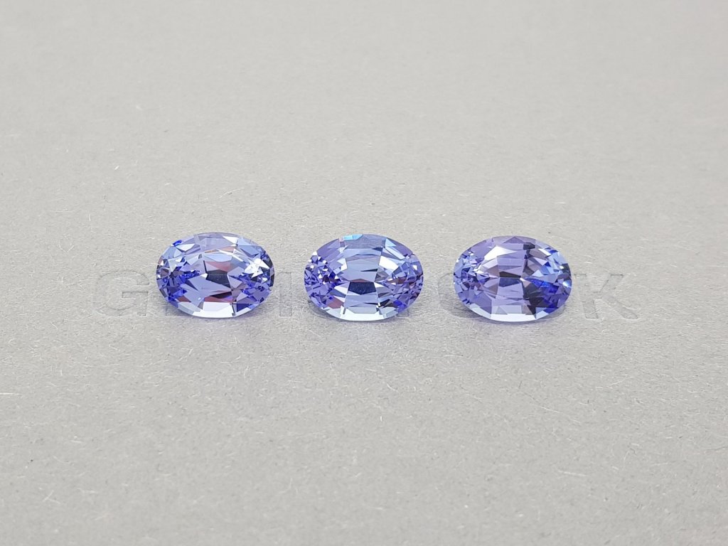 Set of lavender tanzanites 9.41 ct Image №1
