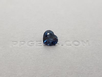 Heart cut bright blue spinel 2.11 ct photo