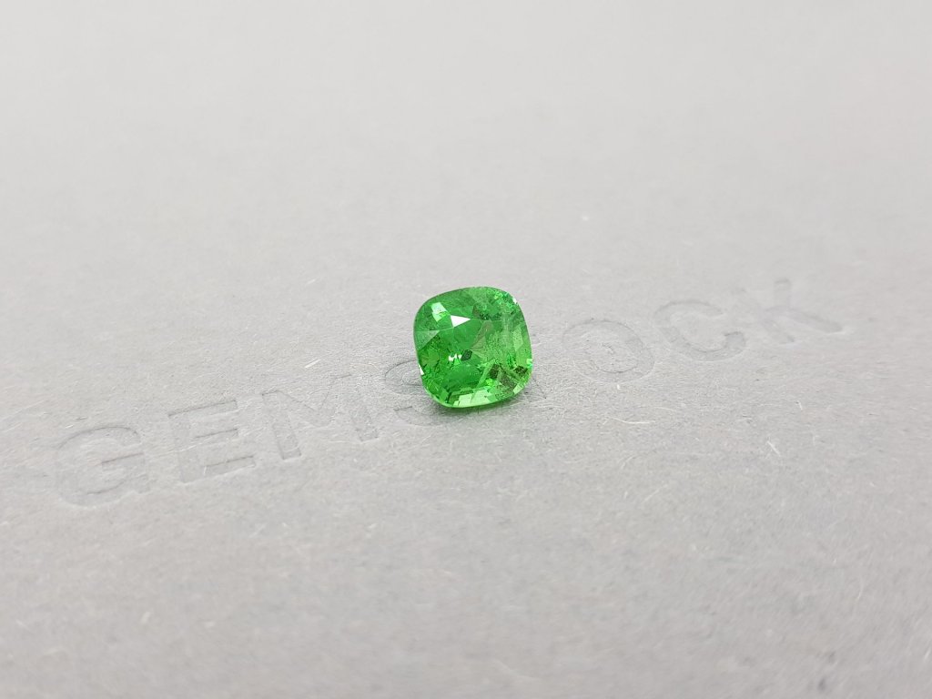 Bright green cushion cut tsavorite garnet 2.13 ct Image №2