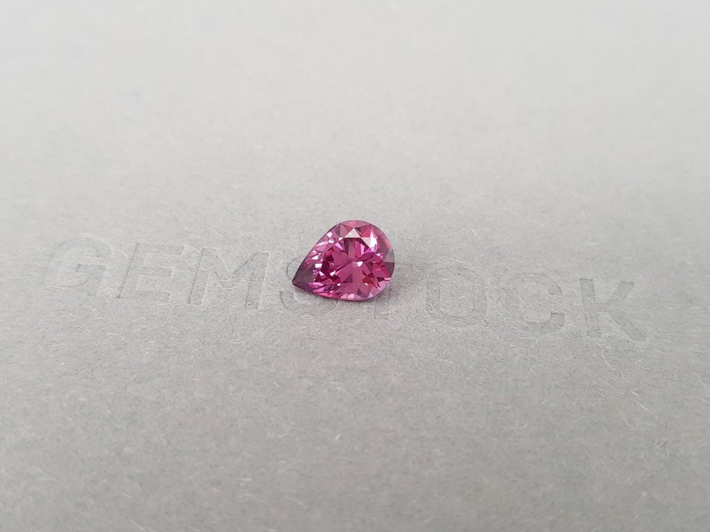 Rare unheated pear cut Padparadscha sapphire 1.88 ct, Tanzania Image №3