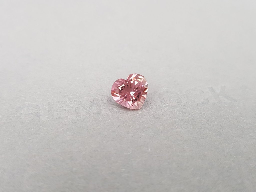 Pink tourmaline heart cut 2.02 ct, Nigeria Image №3