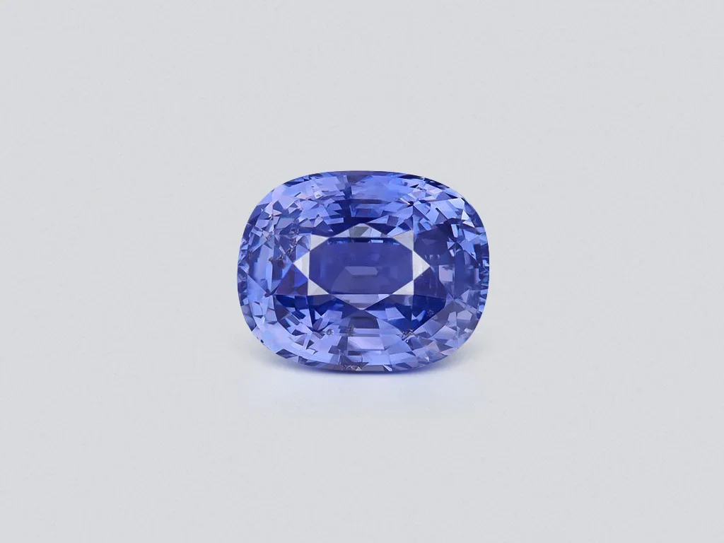 Unheated Cornflower blue sapphire 9.07 ct in cushion cut, Sri Lanka Image №1