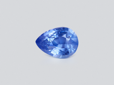 Unheated blue sapphire pear cut 1.10 carats, Sri Lanka photo