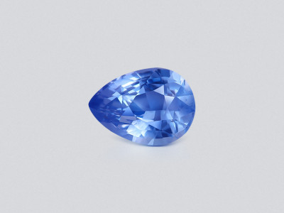 Unheated blue sapphire pear cut 1.10 carats, Sri Lanka photo