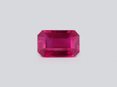 Ruby Pigeon Blood octagon cut 0.61 carats, Burma photo