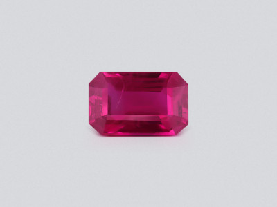 Ruby Pigeon Blood octagon cut 0.61 carats, Burma photo