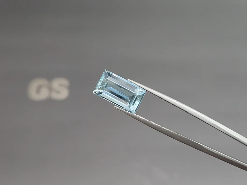 Aquamarine baguette cut 5.54 carats, Madagascar  Image №3