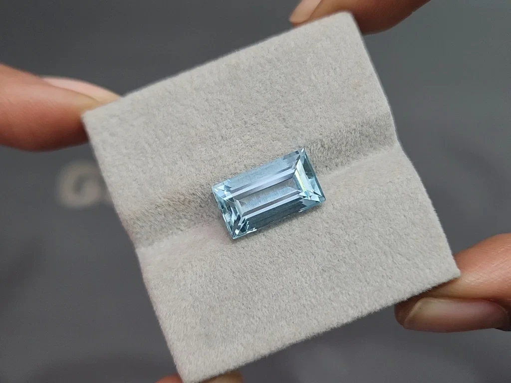 Aquamarine baguette cut 5.54 carats, Madagascar  Image №4