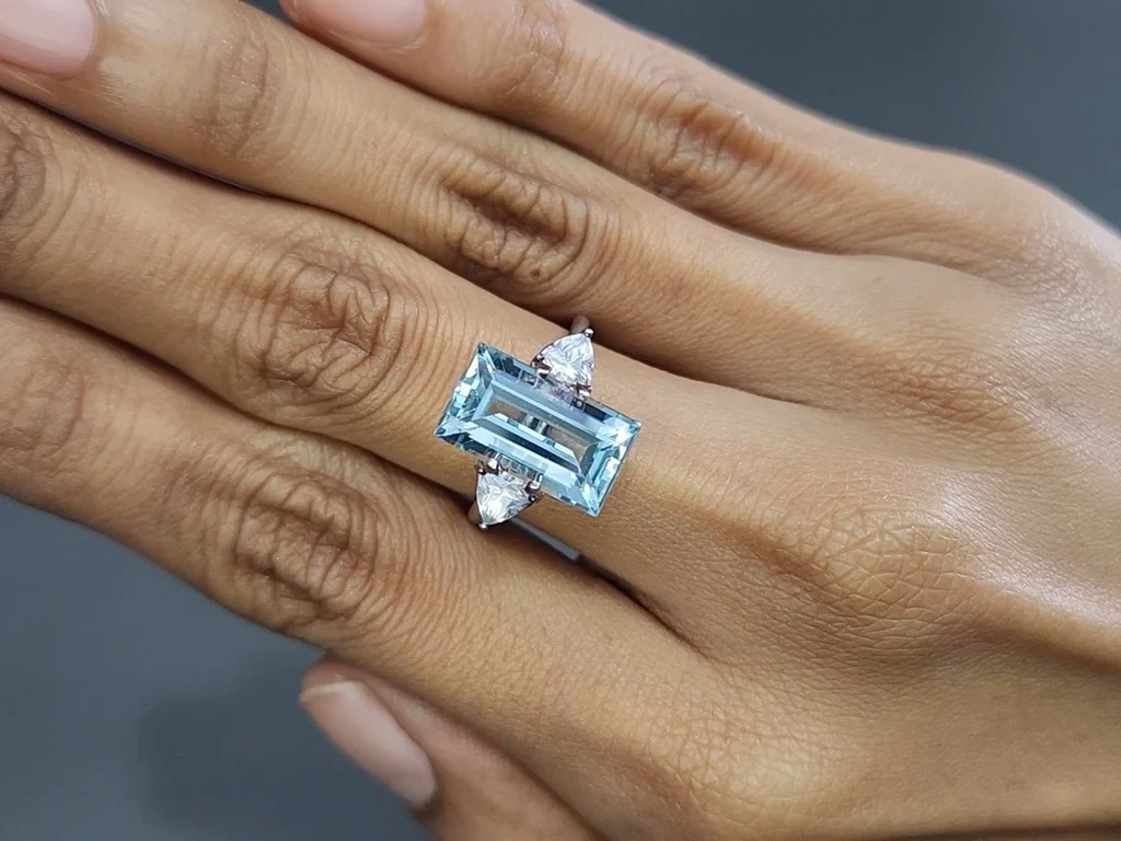 Aquamarine baguette cut 5.54 carats, Madagascar  Image №5