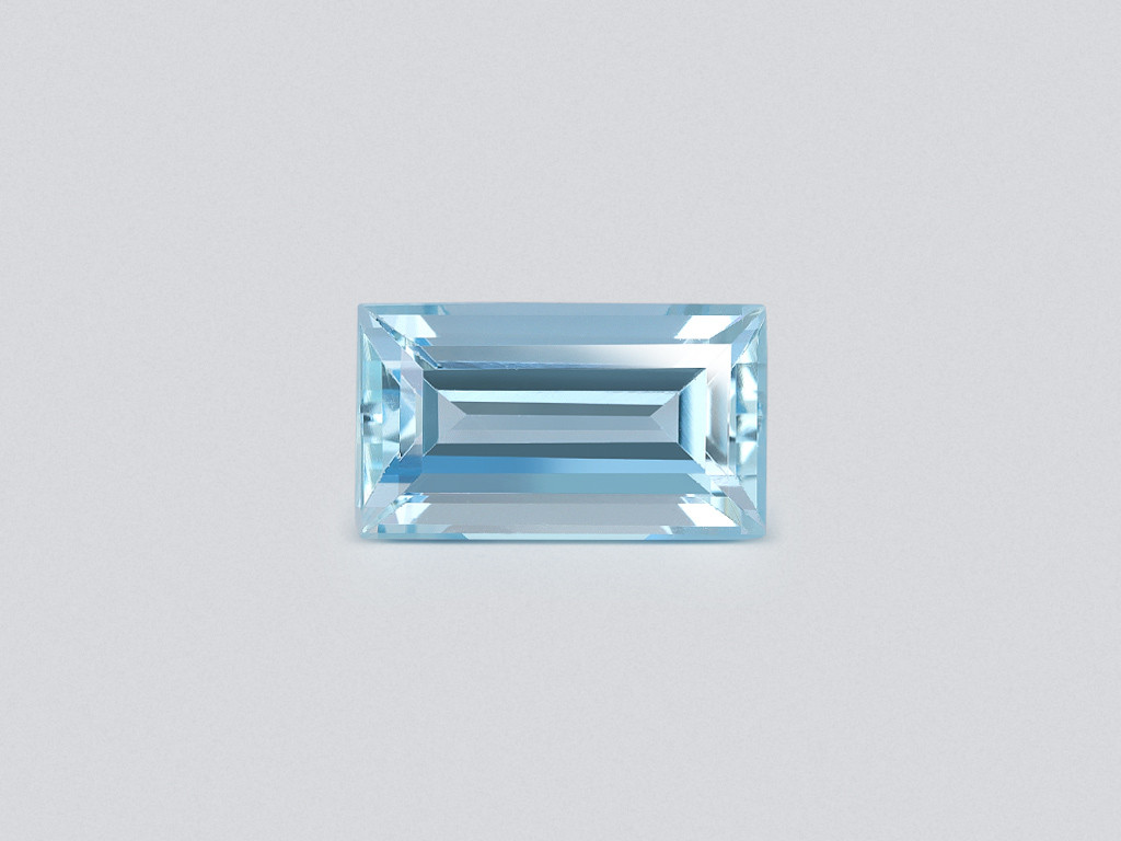 Aquamarine baguette cut 5.54 carats, Madagascar  Image №1