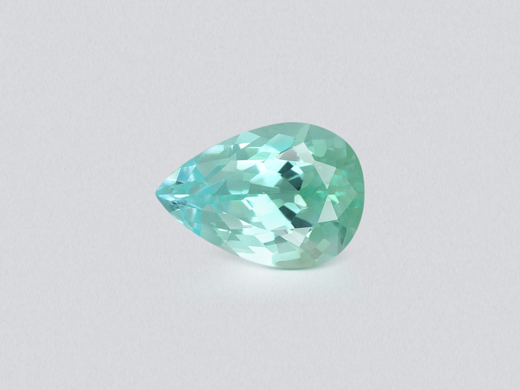Paraiba tourmaline pear cut 1.58 carats, Mozambique Image №1