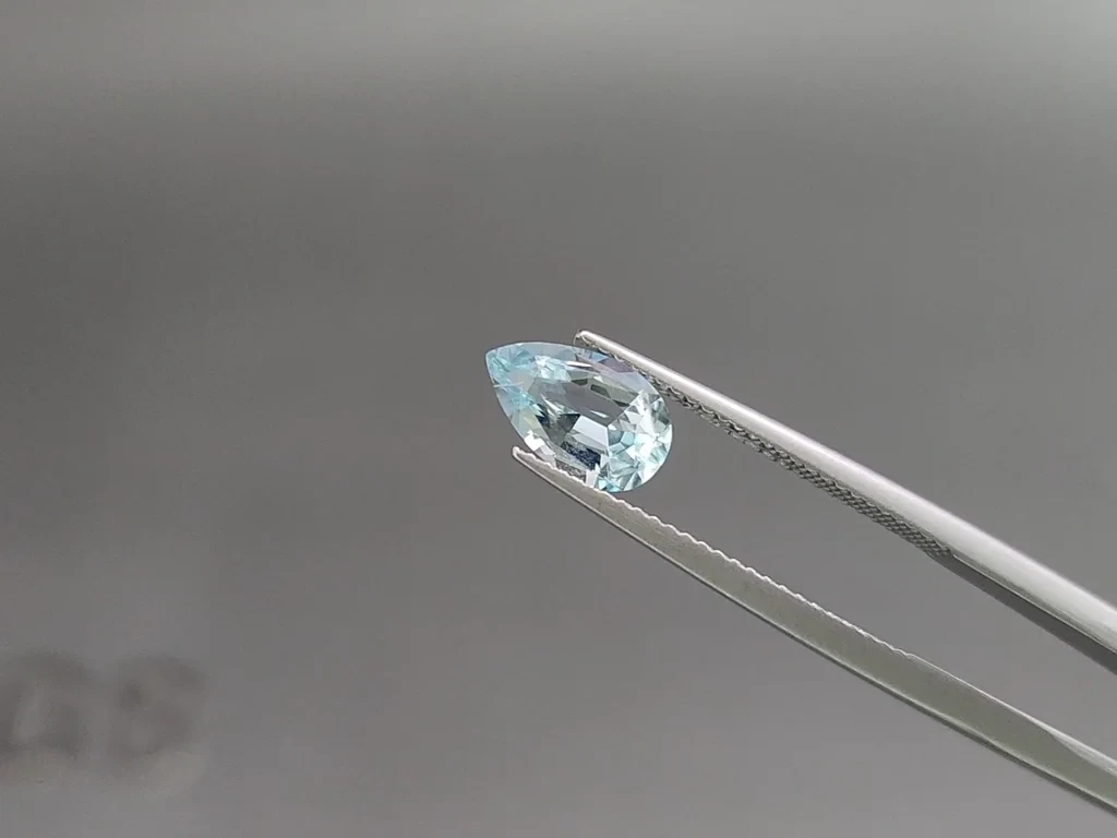 Set of aquamarines in pear cut 2.16 carats, Madagascar Image №3