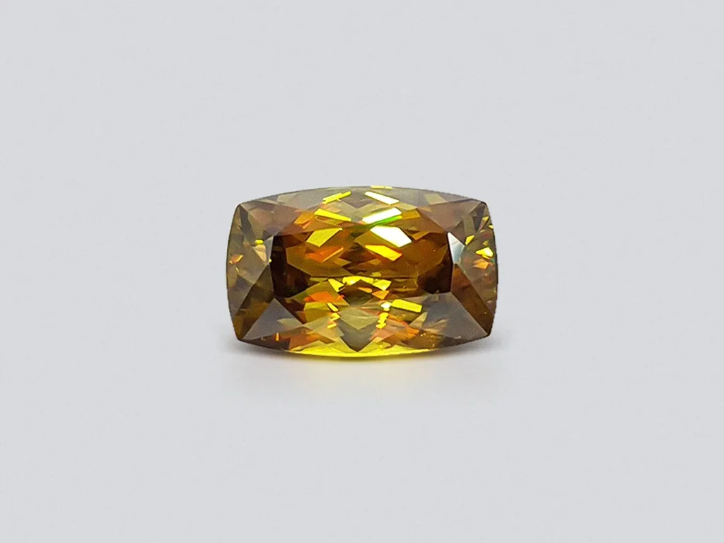 Cushion cut gold sphene 12.75 ct, Pakistan Image №1