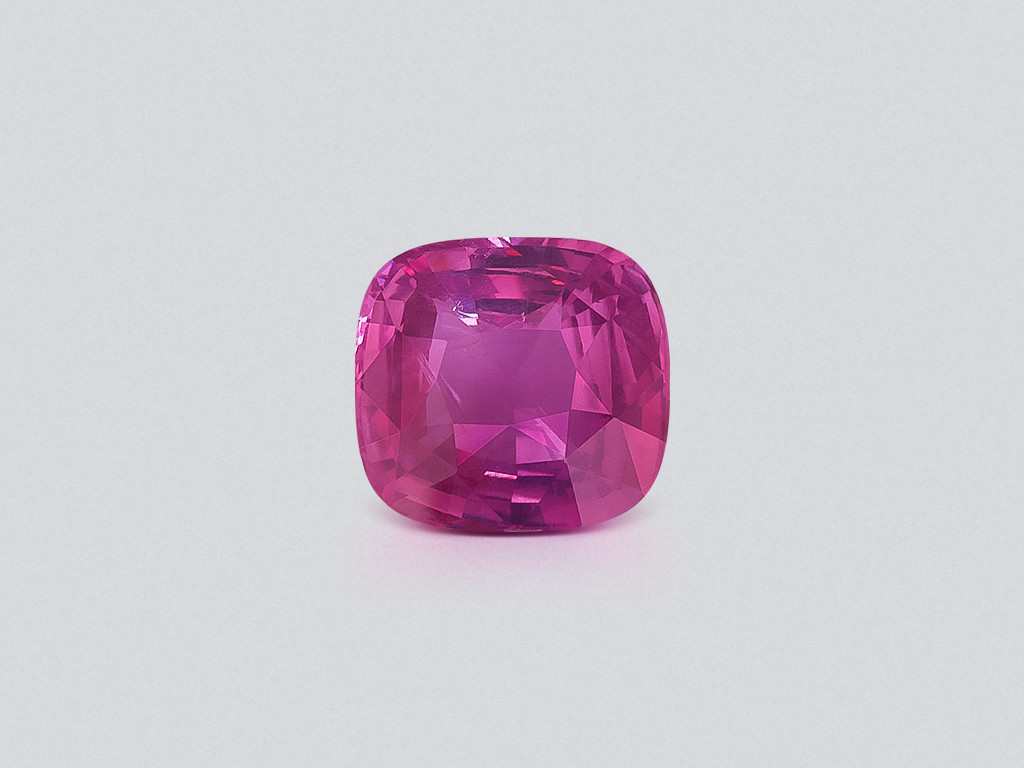Unheated pink sapphire cushion cut 5.02 carats, Sri Lanka Image №1