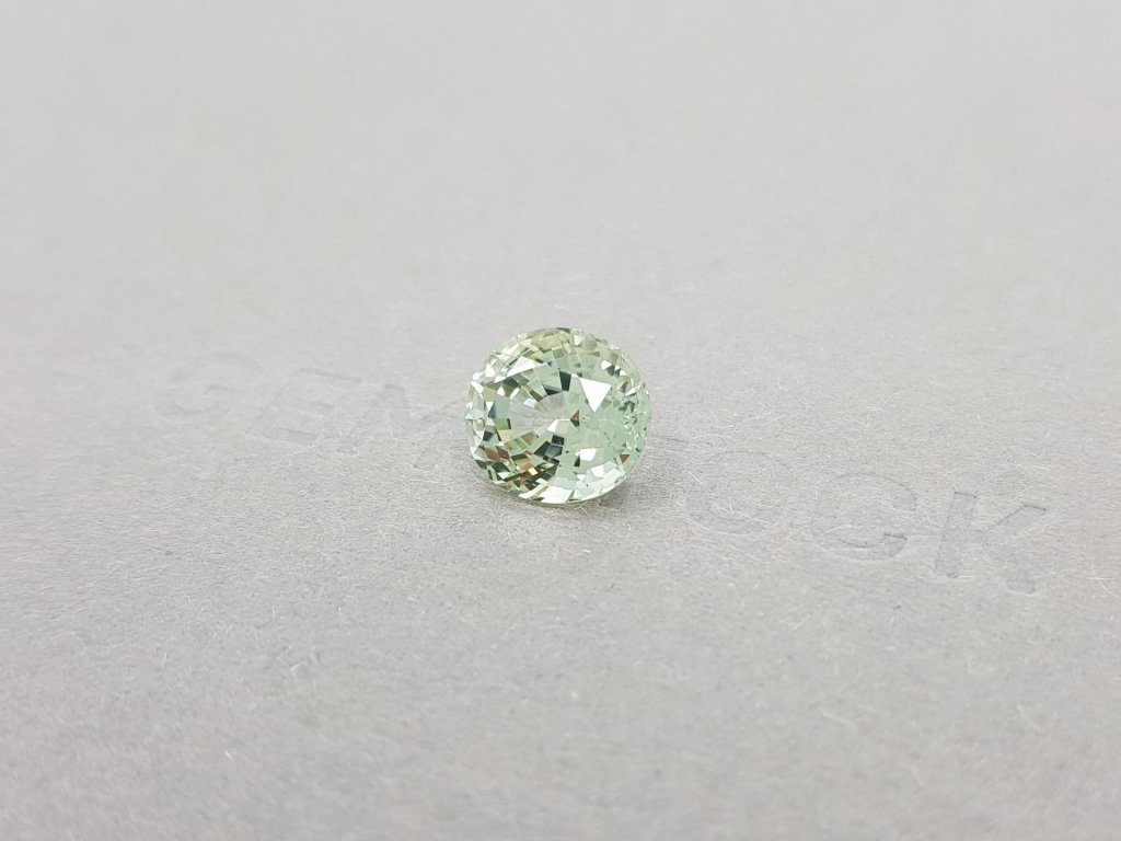 Light green oval cut tourmaline 4.02 ct Image №3